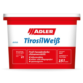 Aviva Tirosil Weiß Fassadenfarbe  3lt.