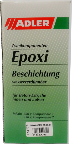 2K-Epoxi Betonbeschichtung 1kg inkl. Härter