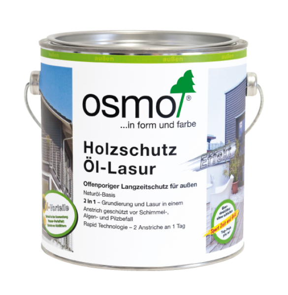 Osmo Holzschutz Öl-Lasur 0,75lt. versch. Farbtöne